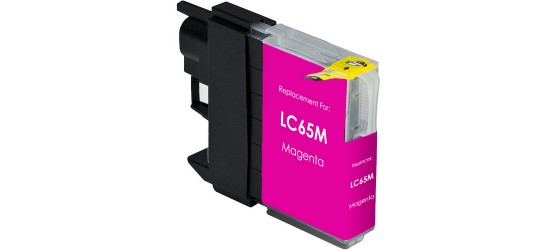 Brother LC65 Magenta Compatible High Yield  Inkjet Cartridge